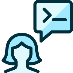 Programming User Chat Woman Icon from Ultimate Duotone Set