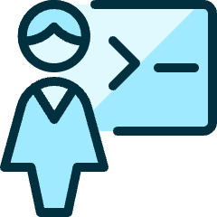 Programming User Woman Icon from Ultimate Duotone Set