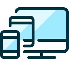 Responsive Design 1 Icon from Ultimate Duotone Set