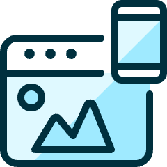 Responsive Design Image Icon from Ultimate Duotone Set