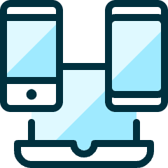 Responsive Design Laptop Icon from Ultimate Duotone Set