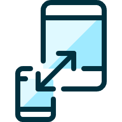 Responsive Design Phone Icon from Ultimate Duotone Set
