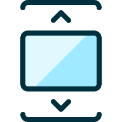 Ui Phone Slider Vertical Icon from Ultimate Duotone Set