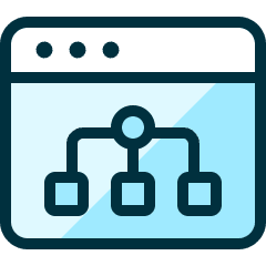 Browser Page Hierarchy Icon from Ultimate Duotone Set