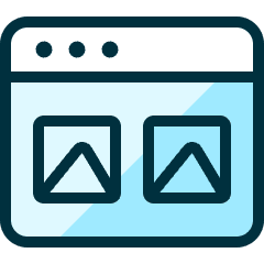 Browser Page Media Icon from Ultimate Duotone Set