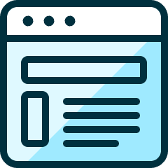 Browser Page Text Icon from Ultimate Duotone Set