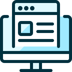 Monitor Page Icon from Ultimate Duotone Set