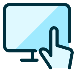Monitor Touch Icon from Ultimate Duotone Set