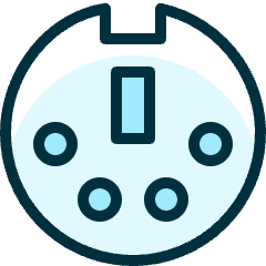 Power Adapter Icon from Ultimate Duotone Set