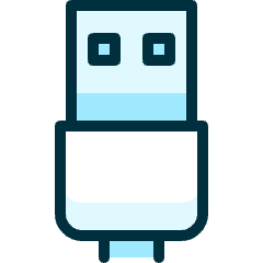 Usb Cable 1 Icon from Ultimate Duotone Set