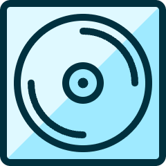 Cd Box Icon from Ultimate Duotone Set