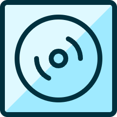 Cd Box 1 Icon from Ultimate Duotone Set