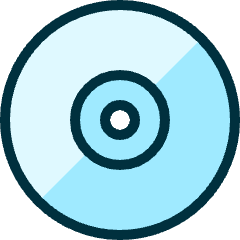 Cd Icon from Ultimate Duotone Set