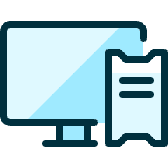 Desktop Monitor Icon from Ultimate Duotone Set