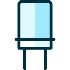 Electronics Capacitor Icon from Ultimate Duotone Set