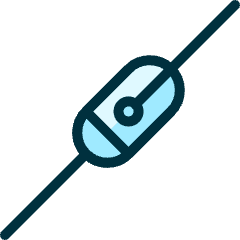 Electronics Crystal Diode Icon from Ultimate Duotone Set
