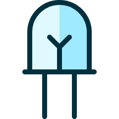 Electronics LED Light Icon from Ultimate Duotone Set