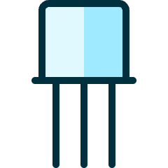 Electronics Transister Icon from Ultimate Duotone Set