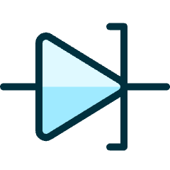 Electronics Tunnel Diode Icon from Ultimate Duotone Set