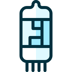Electronics Vacuum Tube Icon from Ultimate Duotone Set