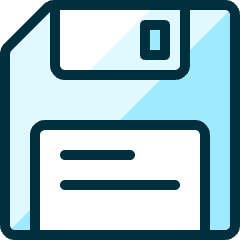 Floppy Disk Icon from Ultimate Duotone Set