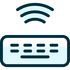 Keyboard Wireless 1 Icon from Ultimate Duotone Set