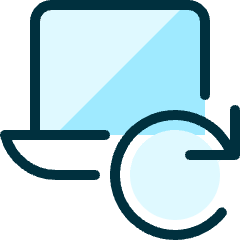 Laptop Refresh Icon from Ultimate Duotone Set