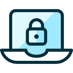 Laptop Lock 1 Icon from Ultimate Duotone Set