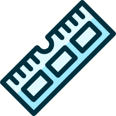 Computer Ram Icon from Ultimate Duotone Set