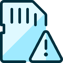 Sd Card Warning Icon from Ultimate Duotone Set