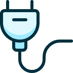 Phone Charger Icon from Ultimate Duotone Set