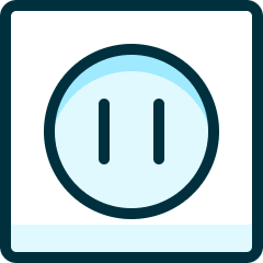 Wall Socket Icon from Ultimate Duotone Set