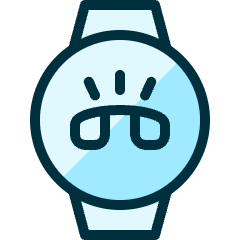 Smart Watch Circle Ringing Icon from Ultimate Duotone Set