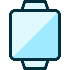 Smart Watch Square Icon from Ultimate Duotone Set