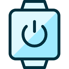 Smart Watch Square Power Icon from Ultimate Duotone Set
