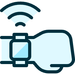 Smart Watch Wrist Icon from Ultimate Duotone Set
