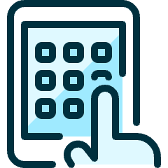Tablet Touch 1 Icon from Ultimate Duotone Set