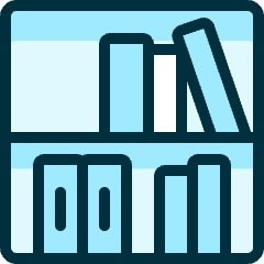 Book Library 1 Icon from Ultimate Duotone Set