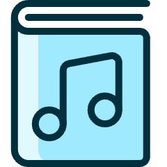 Book Music  Icon from Ultimate Duotone Set
