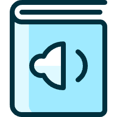 Book Sound Icon from Ultimate Duotone Set