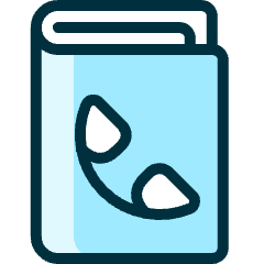 Phonebook Icon from Ultimate Duotone Set