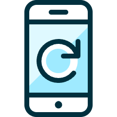 Phone Action Refresh Icon from Ultimate Duotone Set