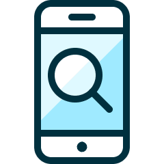 Phone Action Search Icon from Ultimate Duotone Set