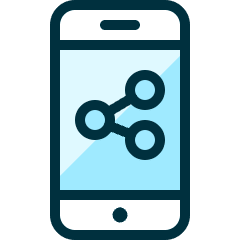 Phone Action Share Icon from Ultimate Duotone Set