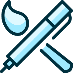 Content Brush Pen Icon from Ultimate Duotone Set