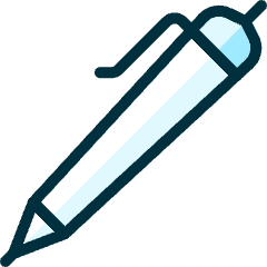 Content Pen 5 Icon from Ultimate Duotone Set