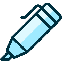 Content Pen 6 Icon from Ultimate Duotone Set