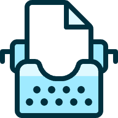 Content Typing Machine 1 Icon from Ultimate Duotone Set