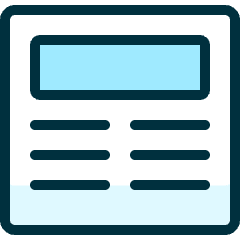Newspaper Icon from Ultimate Duotone Set