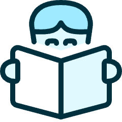 Newspaper Read Man Icon from Ultimate Duotone Set
